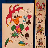 mazzo di carte Paperino prestigiatore e riproduzio