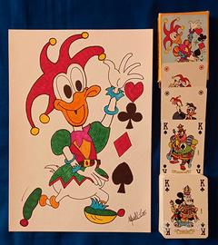 mazzo di carte Paperino prestigiatore e riproduzio