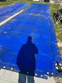 Telo telone in PVC rinforzato con occhielli