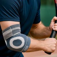 Gomitiera ortopedica con fascia di compressione