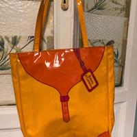 Roberta di Camerino shopper in cotone plastificato