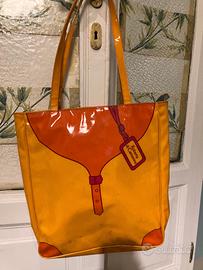 Roberta di Camerino shopper in cotone plastificato