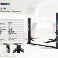 Ponte sollevatore weber 4.0 ton sgancio MANUALE