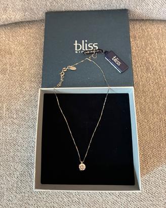 Collana punto luce argento con zircone Bliss-nuova