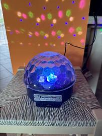 LED Crystal Magic Ball +  Telecomando