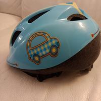 Casco bici bambino 3-5 anni azzurro – monopattino