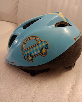 Casco bici bambino 3-5 anni azzurro – monopattino