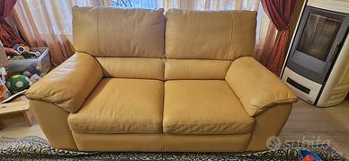 Divano in pelle 2 posti