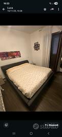 letto contenitore in similpelle 