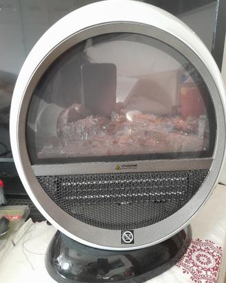 termoventilatore due velocità effetto fiamma 