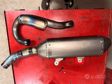Akrapovic ktm huswvarna gas gas 250 titanio full