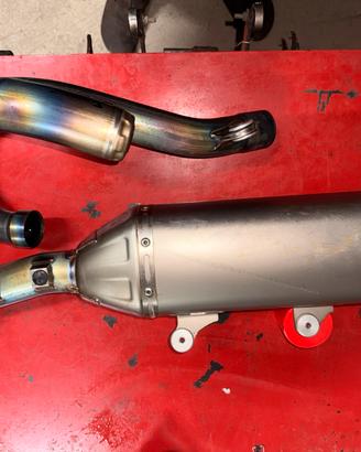 Akrapovic ktm huswvarna gas gas 250 titanio full