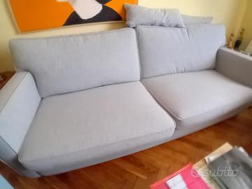 divano 3 posti lino azzurro   carta da zucchero