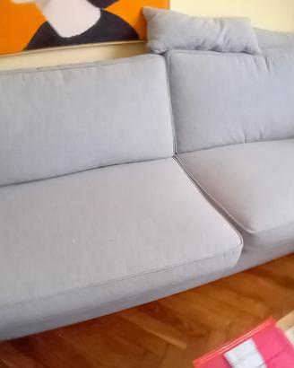 divano 3 posti lino azzurro   carta da zucchero