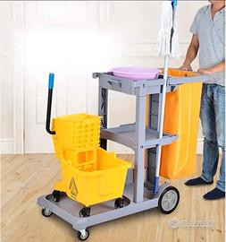 carrello per pulizie professionale