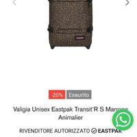 Trolley Eastpack animalier da cabina