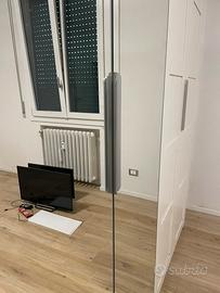 Armadio Ikea, bianco, sei ante