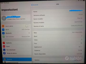 Ipad Air 1° Gen. 16 Gb