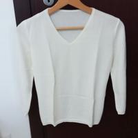 Maglietta in maglia maniche tre quarti