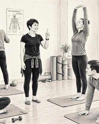 Insegnante di ginnastica posturale