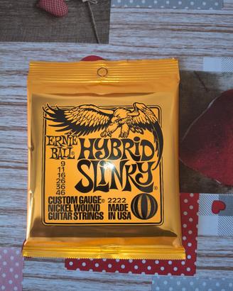 Corde per chitarra elettrica Ernie ball 09.46