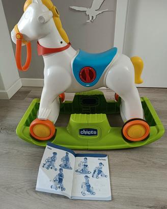 chicco miss rodeo cavallo a dondolo e cavalcabile