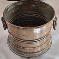 Vaso metallo porta piante/porta ghiaccio.