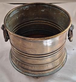 Vaso metallo porta piante/porta ghiaccio.