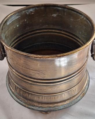 Vaso metallo porta piante/porta ghiaccio.