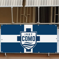 STRISCIONE 1 COMO IN PVC 200X100 CM CON OCCHIELLI