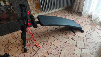 Panca nuova per esercizi con elastici