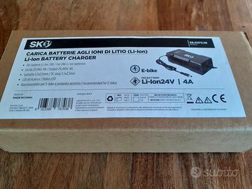 Caricabatterie eBike 24V Litio