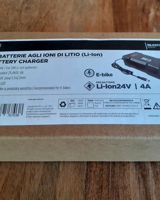 Caricabatterie eBike 24V Litio