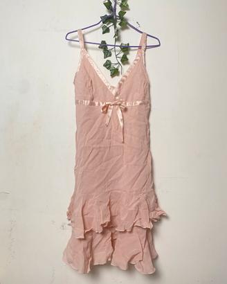 Vestito Y2k Bisou Bisou, rosa cipria M donna