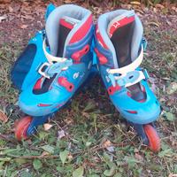 Pattini in linea bambino bambina taglia 29