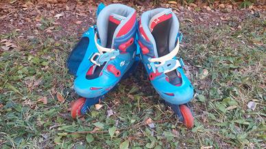 Pattini in linea bambino bambina taglia 29