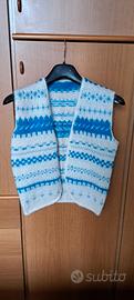 Gilet donna pura lana