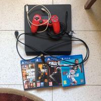 Ps4 da 500gb usata + controller con cavo di ricari