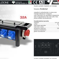 Quadro elettrico portatile 32 A