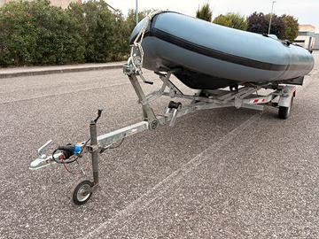 Carrello trasporto Barca Umbria Rimorchi + Gommone