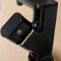 Miscelatore lavabo nero opaco