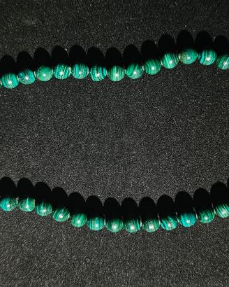 Collana in Pietra Naturale Malachite