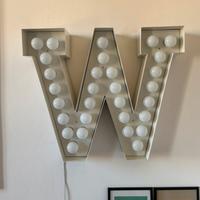 W • Vegaz Lettere Luminose LED Seletti