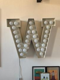 W • Vegaz Lettere Luminose LED Seletti
