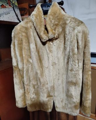 pellicciotto castoro bianco