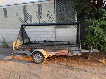 Rimorchio Carrello  porta Bici 11 posti