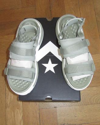 SANDALI CONVERSE NUOVI Unisex 41 - Verde + Bianco