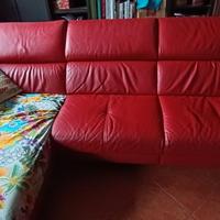 Divano in pelle relax