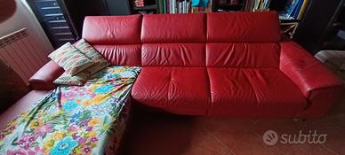 Divano in pelle relax
