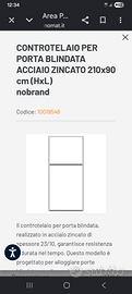 telaio porta blindata